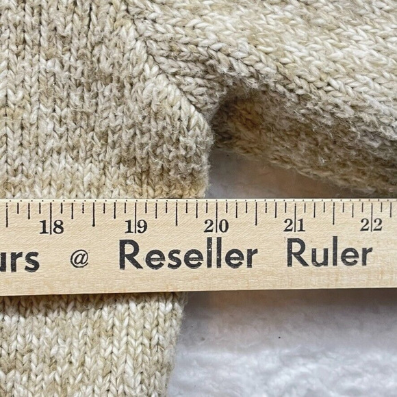 Banana Republic Womens Sweater Small Beige Cream Cardigan Bucle Knit Open Front - Picture 9 of 11